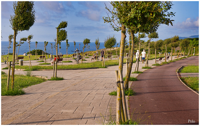 Paseo de Punta Galea en Getxo.