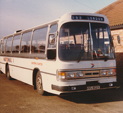Eastern Counties HVG 802V at The Suffolk Punch,  Red Lodge - Mar 1980