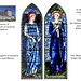 Rottingdean St Margaret - St Margaret & St Mary - In memory of Julia Thomas - by Burne-Jones & Wm Morris - 1895