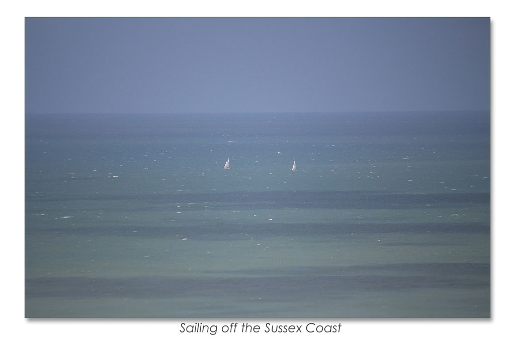 Sailing off the Sussex coast at Belle Tout - 12.7.2016