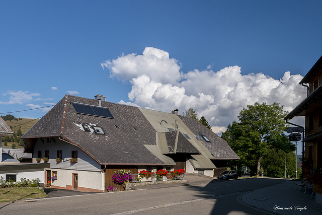 Bauernhaus mit Blumenpracht in Bernau