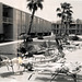 Slowly roasting family by the Hilton Pool, New Orleans, 1960.