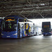 DSCF6266 Megabus: Freestones YT62 HZX and Stagecoach YJ66 FFT in Victoria Coach Station, London - 11 Mar 2017