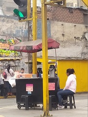 Street scene in the district of El Agustino