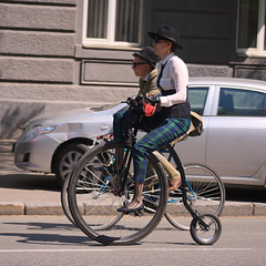 Das Hochrad (Penny-farthing)