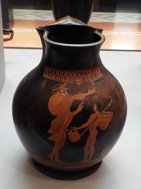 Red-Figure Chous Attributed to the Oinokles Painter in the Getty Villa, June 2016