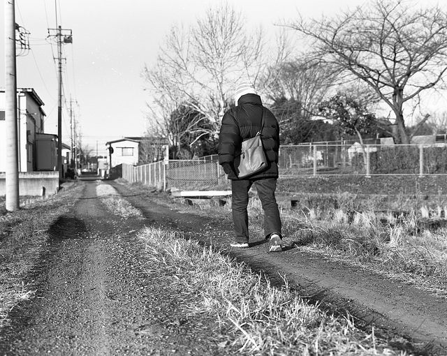 Route to a bus stop