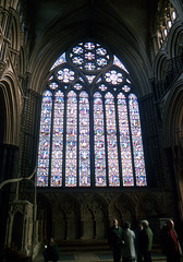 Stained Glass East Window, Lincoln Cathedral 20th October 1993