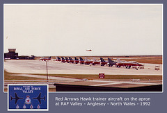Red Arrows at RAF Valley summer 1992 a