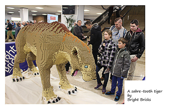 Brighton Modelworld 2016 Lego Sabre-tooth Tiger