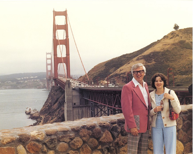 Mary and her dad, 1977