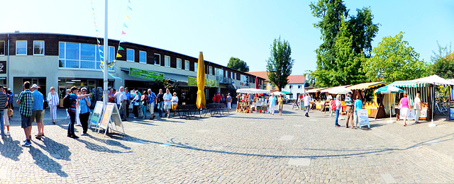 Platz am Hafen in Lübbenau. ©UdoSm