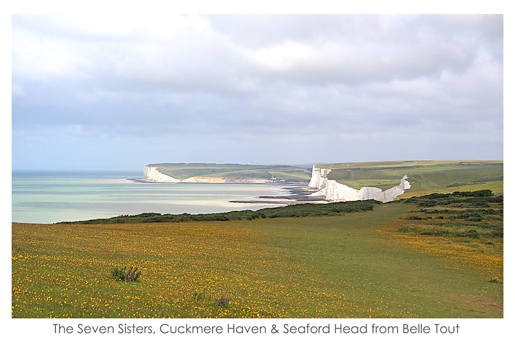 The Seven Sisters, Cuckmere Haven & Seaford Head from Belle Tout - 12.7.2016