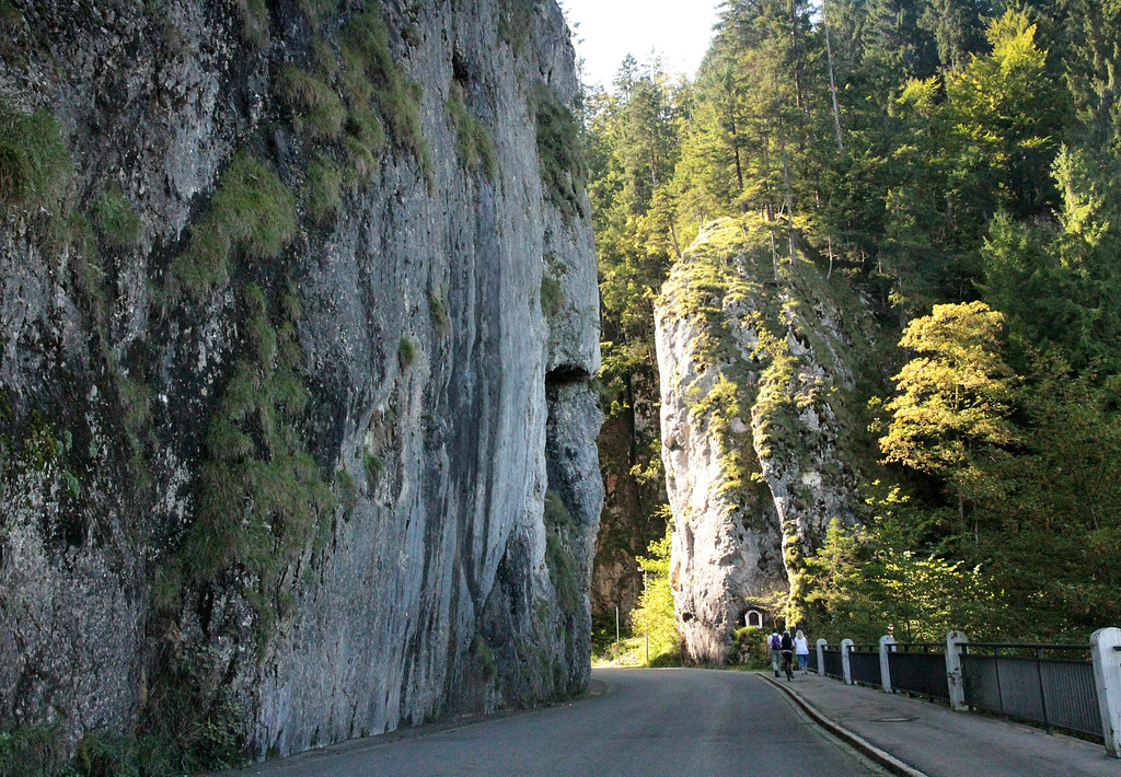 Straße Richtung Breitachklamm