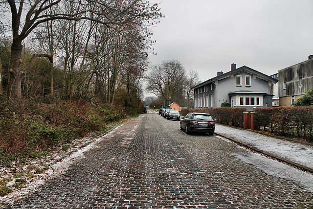 Zufahrt zum ehemaligen Bahnhof Gelsenkirchen-Wattenscheid / 7.01.2017