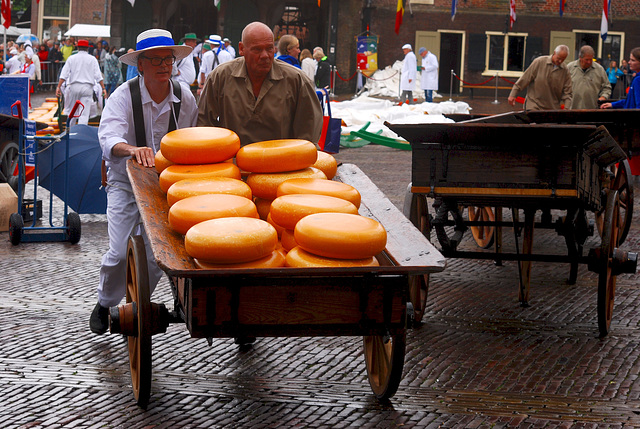 Another delivery of cheese from Alkmaar!