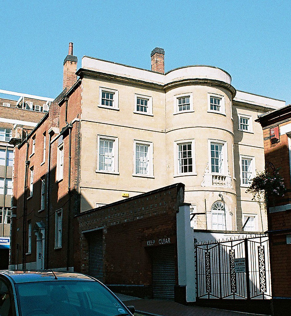 Rear of No.19 Castle Gate, Nottingham (gardens no built over)