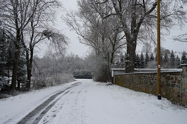 Wintereinbruch in Hörden