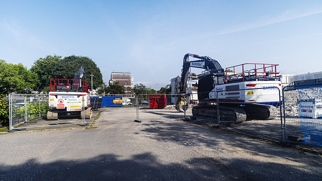 Demolition of Dumbarton Town Centre