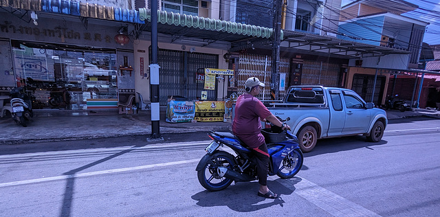 Bedonneux à casquette sur Yamaha