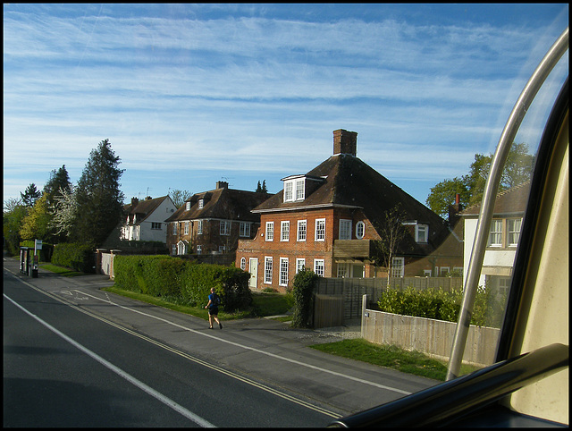 jogging along the Woodstock Road