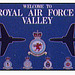 Welcome to RAF Valley sign