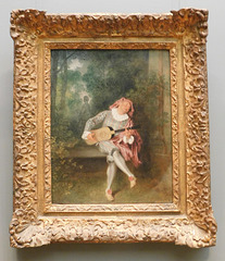 Mezzetin by Watteau in the Metropolitan Museum of Art, February 2019