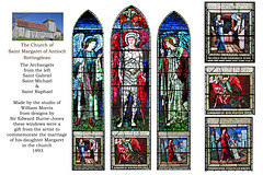 Rottingdean St Margaret Three Archangels B-J & Morris 1893