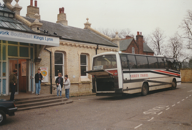 Bird’s Travel GTW 700Y at King’s Lynn – 30 Dec 1989 109-15