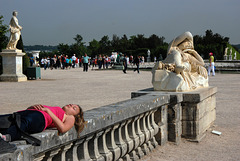 Quand une statue t'encourage à une douce oisiveté .