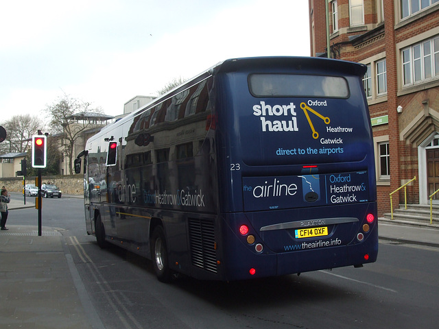 DSCF2664 Oxford Bus Company (City of Oxford Motor Services) CF14 OXF in Oxford - 27 Feb 2016