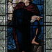 eaton hastings, berks,c.1872 burne-jones glass for morris