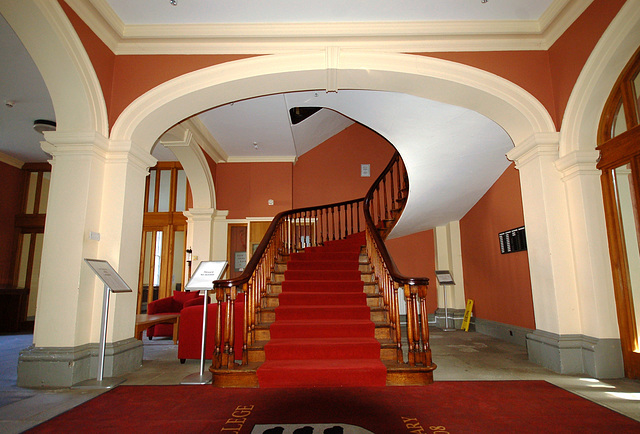 Staircase, Former Ushaw College, Ushaw Moor, County Durham