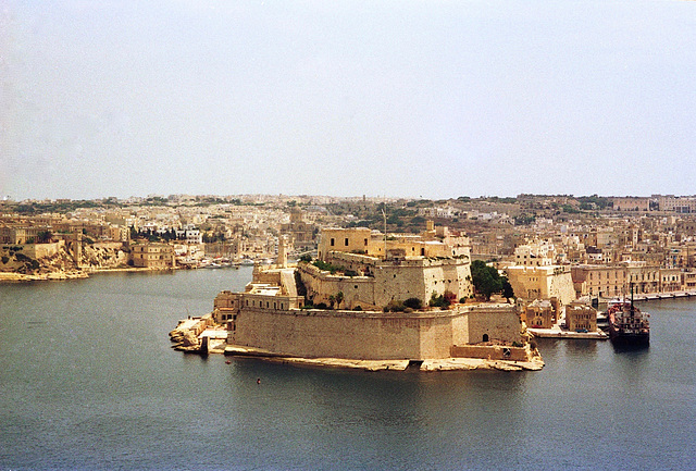 Fort St. Angelo, Valletta (Scan from 1995)