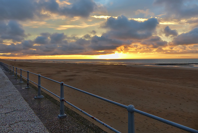 Sunset at Koksijde - Belgium