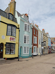 A terrace by Weymouth Harbour, Dorset