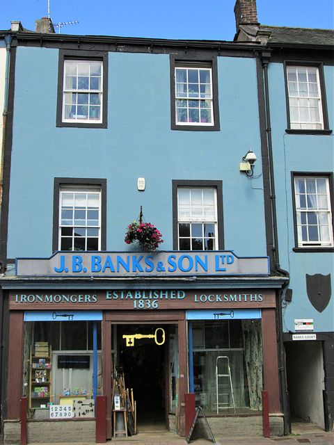 Banks & Son - Ironmongers since 1836.