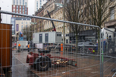 Setting up the Christmas Market