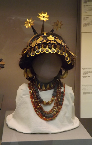 Reconstructed Head of a Sumerian Woman in the British Museum, May 2014