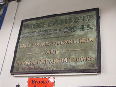 DSCF4384 George Ewer (Grey Green) sign displayed at the Ipswich Transport Museum - 25 Jun 2016