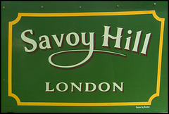 Savoy Hill, London, narrowboat