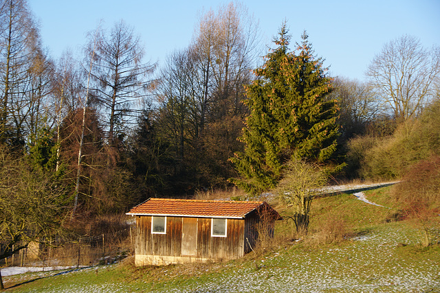 Ein Schuppen