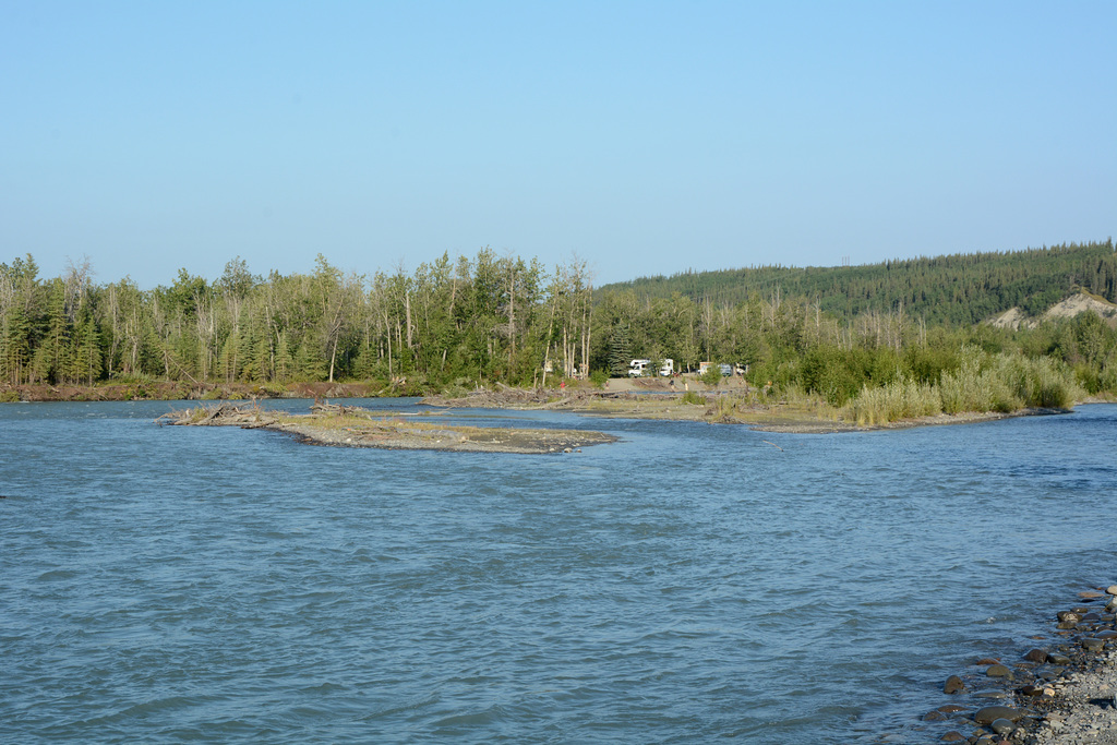 Alaska, The Klutina River and King for a Day Campground