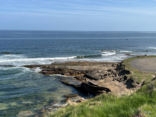 The Moray Firth coast at Burghead