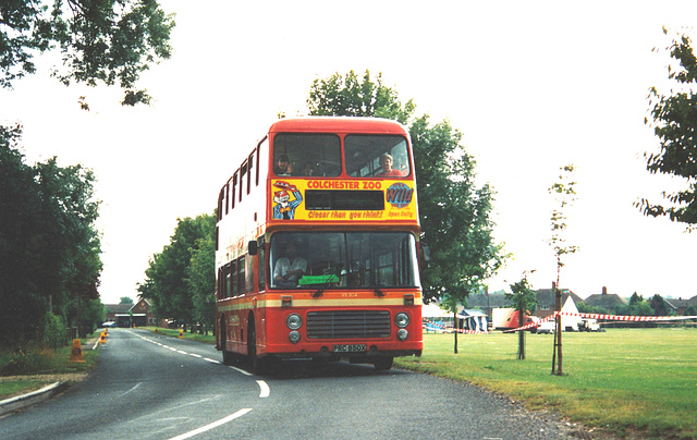 Eastern Counties VR304 (PRC 850X) in Barton Mills – 4 Jul 1992 (166-31) Eastern Counties VR304 (PRC 850X) in Barton Mills – 4 Jul 1992 (166-31)
