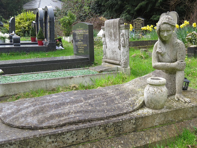 st pancras and islington cemetery, east finchley, london