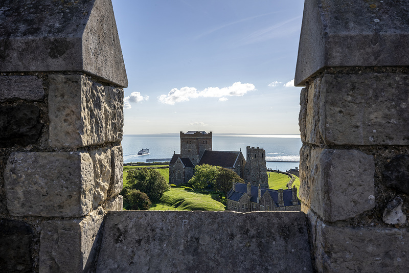 castellation with seaview