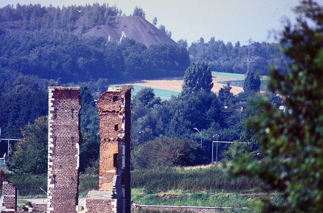 view to Ruin Schaesberg, Landgraaf and ON-4 Heerlen_Netherlands