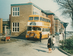 GMPTE was SELNEC PTE 6196 (NDK 986) at Birch Hill Hospital - Apr 1974