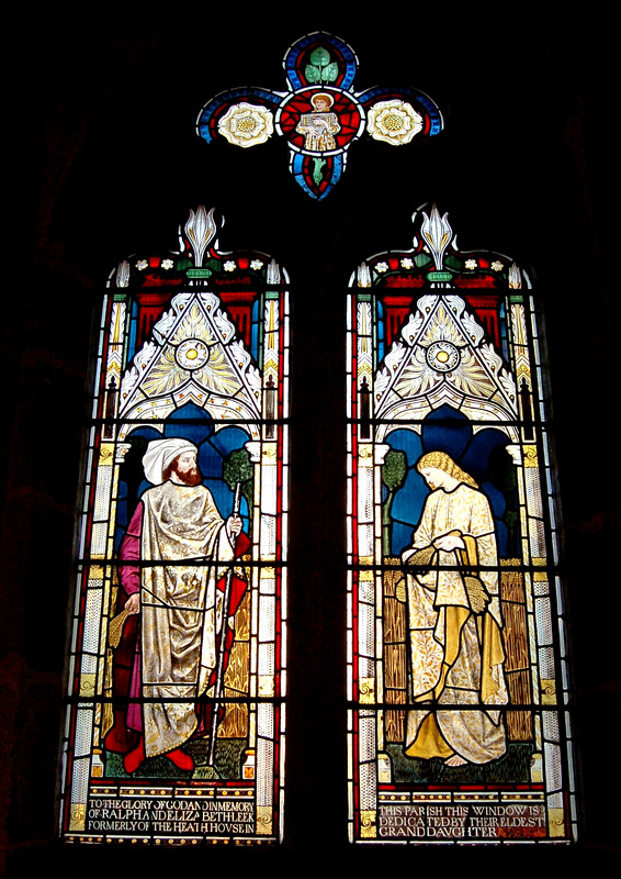 William Morris Stained Glass, Cheddleton Church, Staffordshire